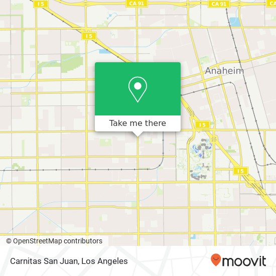 Carnitas San Juan, 1300 S Euclid St Anaheim, CA 92802 map