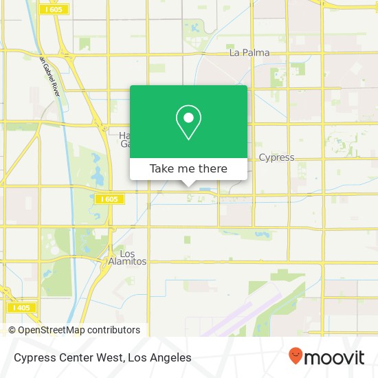 Mapa de Cypress Center West