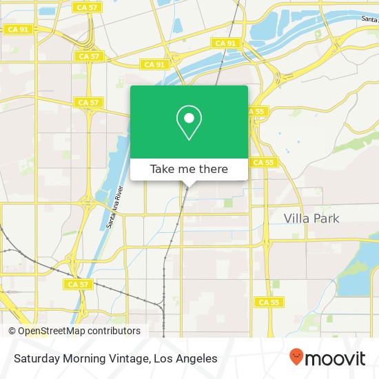 Mapa de Saturday Morning Vintage, 305 E Grove Ave Orange, CA 92865