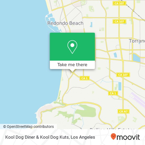 Kool Dog Diner & Kool Dog Kuts, 1666 S Pacific Coast Hwy Redondo Beach, CA 90277 map