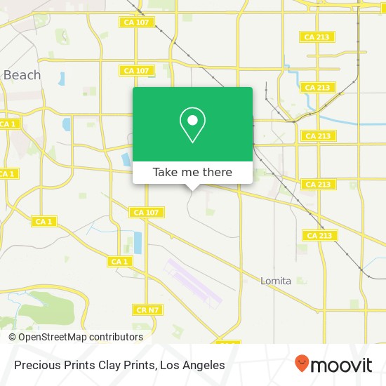 Mapa de Precious Prints Clay Prints, 22622 Maple Ave Torrance, CA 90505