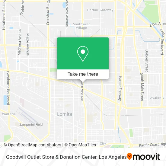 Mapa de Goodwill Outlet Store & Donation Center