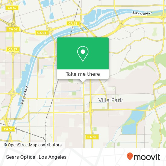 Mapa de Sears Optical, 2100 N Tustin St Orange, CA 92865