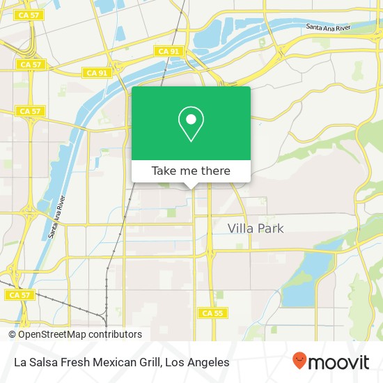 La Salsa Fresh Mexican Grill, 2094 N Tustin St Orange, CA 92865 map