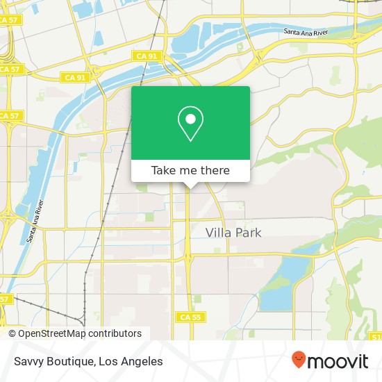 Mapa de Savvy Boutique, 2140 N Pami Cir Orange, CA 92867