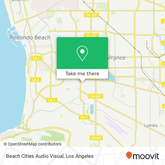 Mapa de Beach Cities Audio Visual, 22510 Marjorie Ave Torrance, CA 90505