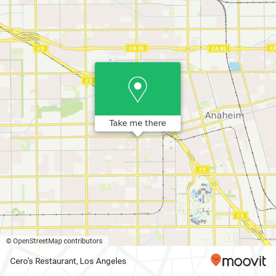 Cero's Restaurant, 316 S Euclid St Anaheim, CA 92802 map