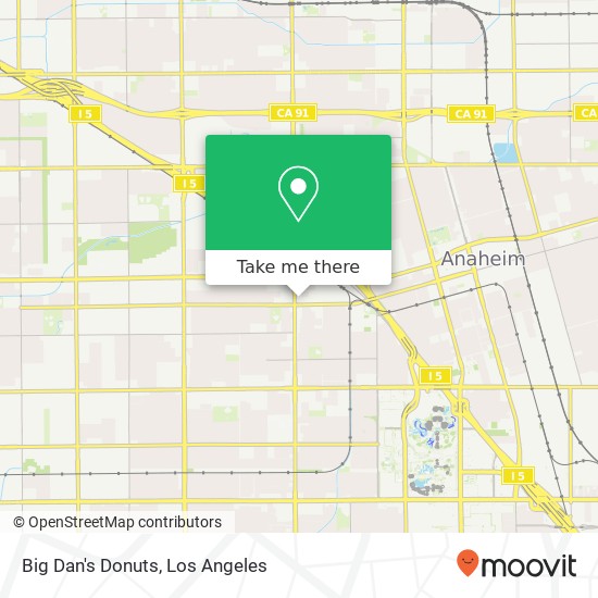 Big Dan's Donuts, S Euclid St Anaheim, CA 92802 map