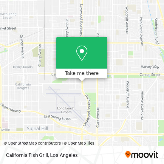 California Fish Grill map