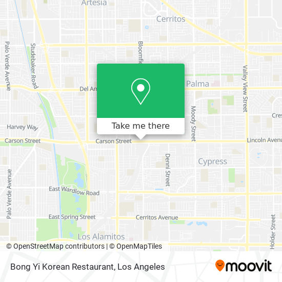 Bong Yi Korean Restaurant map