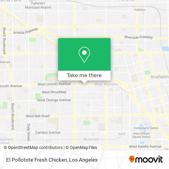 Mapa de El Pollotote Fresh Chicken