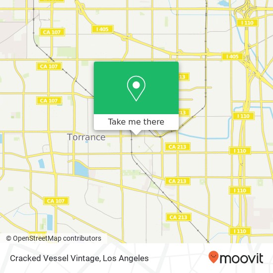 Mapa de Cracked Vessel Vintage, 2266 Torrance Blvd Torrance, CA 90501