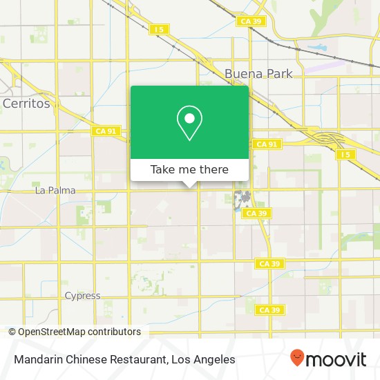 Mandarin Chinese Restaurant, 6873 La Palma Ave Buena Park, CA 90620 map