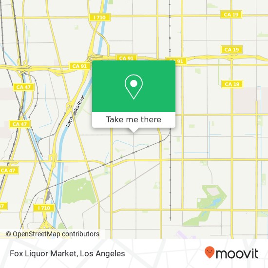 Fox Liquor Market map