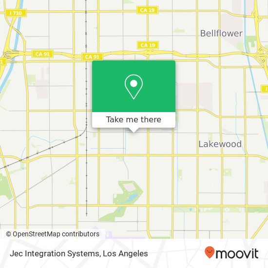 Mapa de Jec Integration Systems, 5249 Coke Ave Lakewood, CA 90712