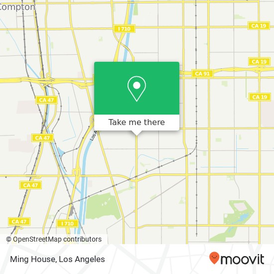 Mapa de Ming House, 5584 Atlantic Ave Long Beach, CA 90805