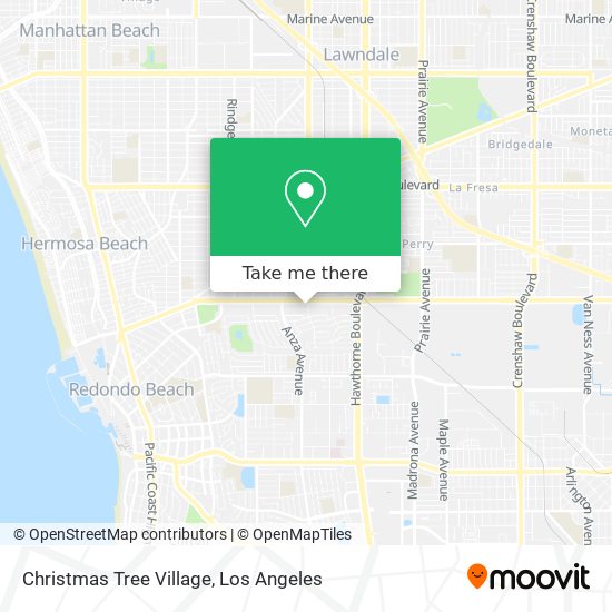 Christmas Tree Village map