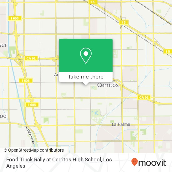 Food Truck Rally at Cerritos High School, 12500 183rd St Cerritos, CA 90703 map