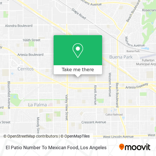 El Patio Number To Mexican Food map