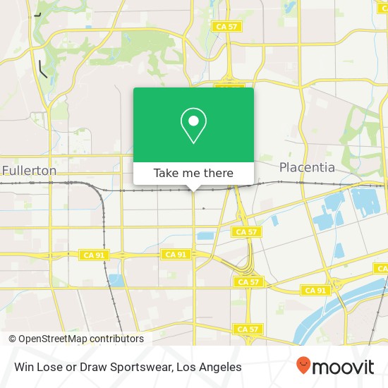 Win Lose or Draw Sportswear, 510 S State College Blvd Fullerton, CA 92831 map