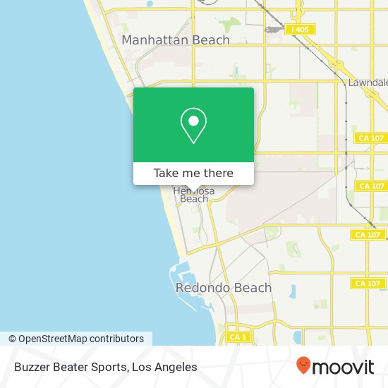 Buzzer Beater Sports, 555 Pier Ave Hermosa Beach, CA 90254 map
