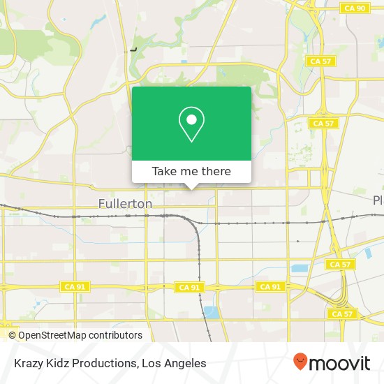 Krazy Kidz Productions, 224 N Princeton Ave Fullerton, CA 92831 map