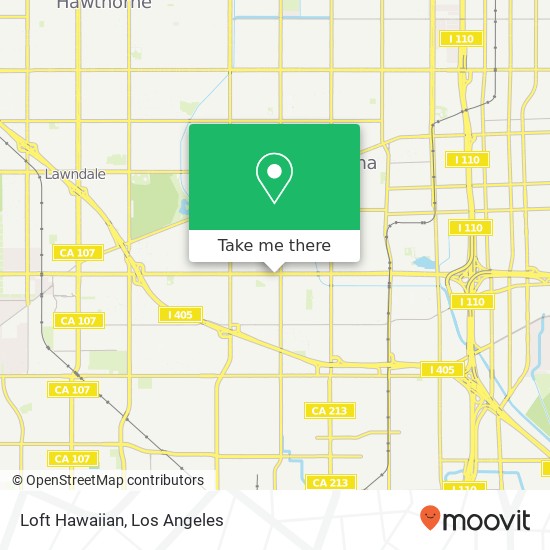 Mapa de Loft Hawaiian, 2210 Artesia Blvd Torrance, CA 90504