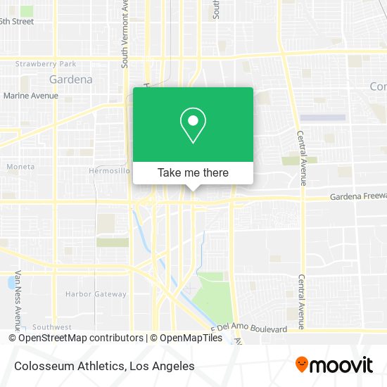 Mapa de Colosseum Athletics