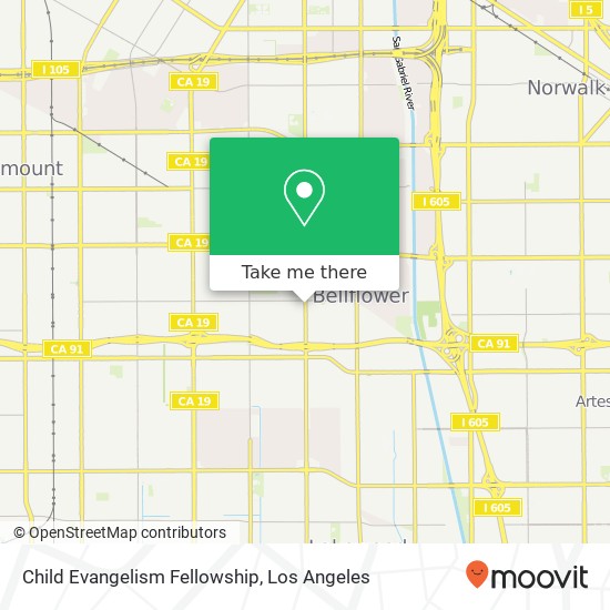 Child Evangelism Fellowship map