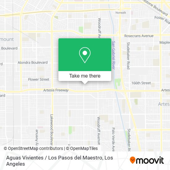 Mapa de Aguas Vivientes / Los Pasos del Maestro