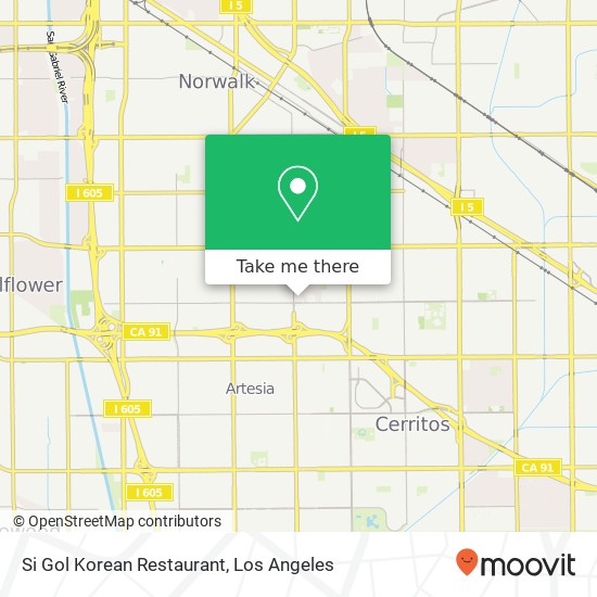 Si Gol Korean Restaurant, 16430 Norwalk Blvd Cerritos, CA 90703 map