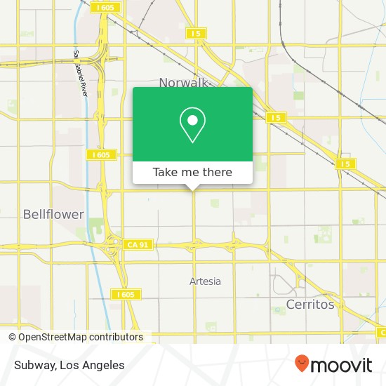 Subway, 15925 Pioneer Blvd Norwalk, CA 90650 map