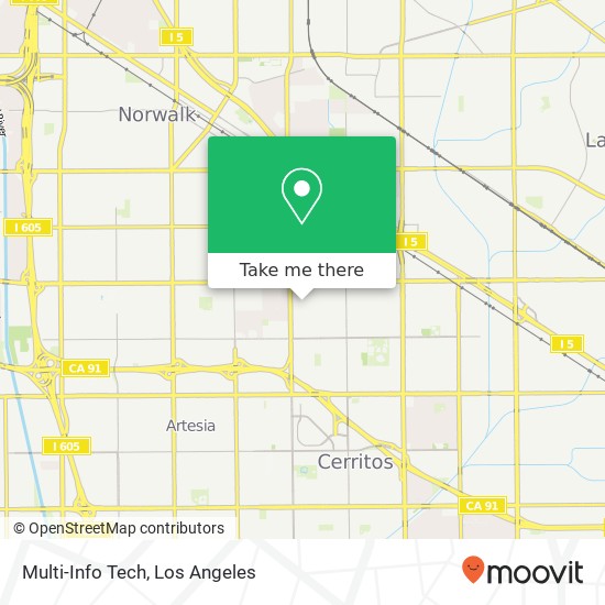 Multi-Info Tech, 12611 Hiddencreek Way Cerritos, CA 90703 map