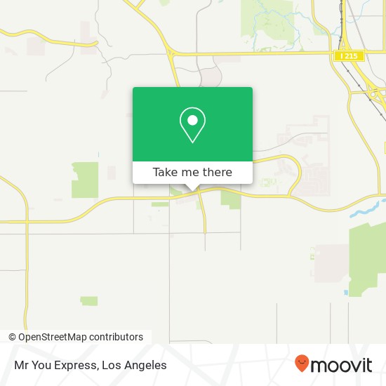 Mapa de Mr You Express, 19348 Van Buren Blvd Riverside, CA 92508