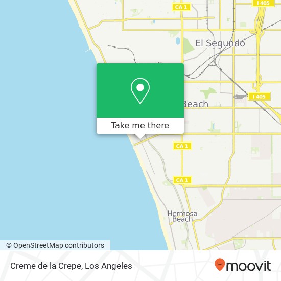 Creme de la Crepe, 1140 Highland Ave Manhattan Beach, CA 90266 map