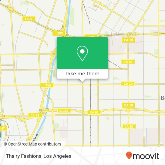 Mapa de Thairy Fashions, 15735 Garfield Ave Paramount, CA 90723
