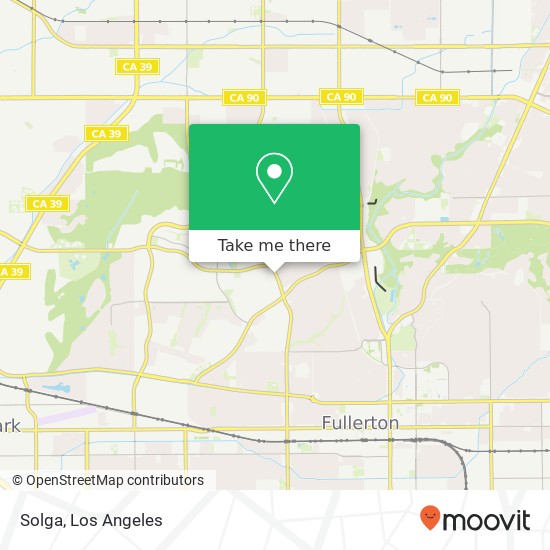 Mapa de Solga, 1837 N Euclid St Fullerton, CA 92835