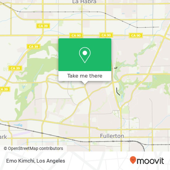 Mapa de Emo Kimchi, 2051 N Euclid St Fullerton, CA 92835