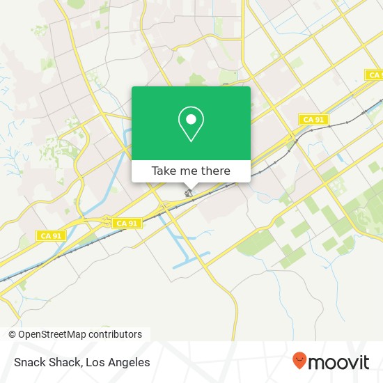 Mapa de Snack Shack, 3500 Polk St Riverside, CA 92505