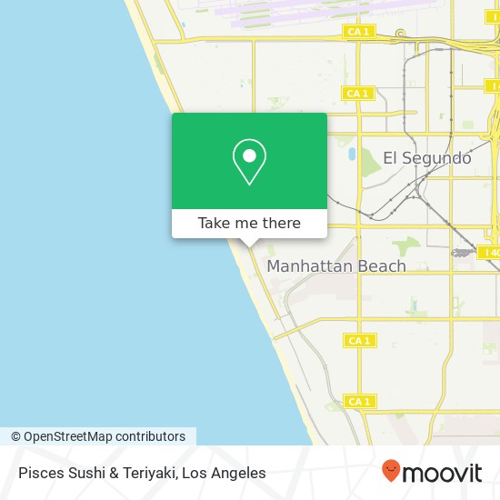 Pisces Sushi & Teriyaki, 3216 Highland Ave Manhattan Beach, CA 90266 map