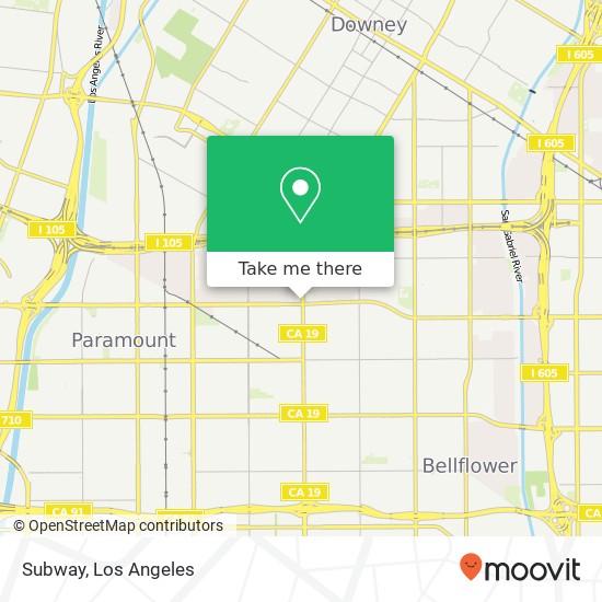 Subway, 8843 Rosecrans Ave Downey, CA 90242 map