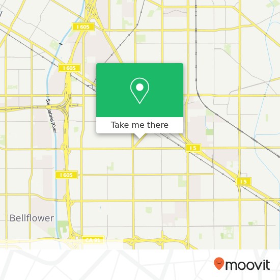 Mapa de Daniel's Tuxedo Bridal Center, 13933 San Antonio Dr Norwalk, CA 90650
