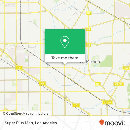 Super Plus Mart, 13958 Valley View Ave La Mirada, CA 90638 map