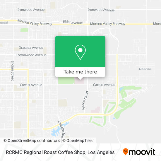 RCRMC Regional Roast Coffee Shop map