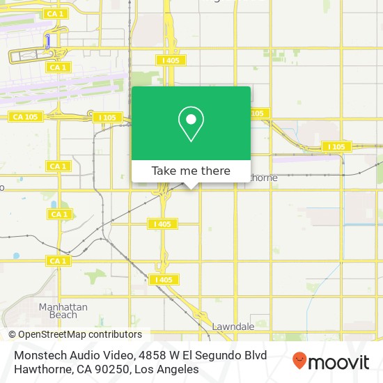 Monstech Audio Video, 4858 W El Segundo Blvd Hawthorne, CA 90250 map