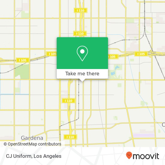 Mapa de CJ Uniform, 12907 S Broadway Los Angeles, CA 90061