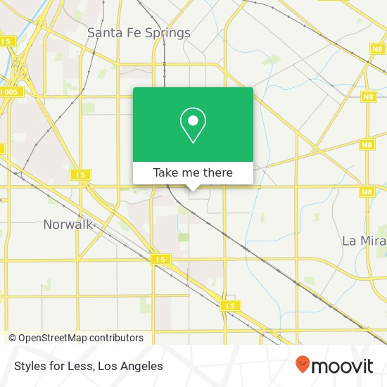 Styles for Less, 12728 Shoemaker Ave Santa Fe Springs, CA 90670 map