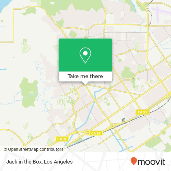 Mapa de Jack in the Box, 4860 La Sierra Ave Riverside, CA 92505