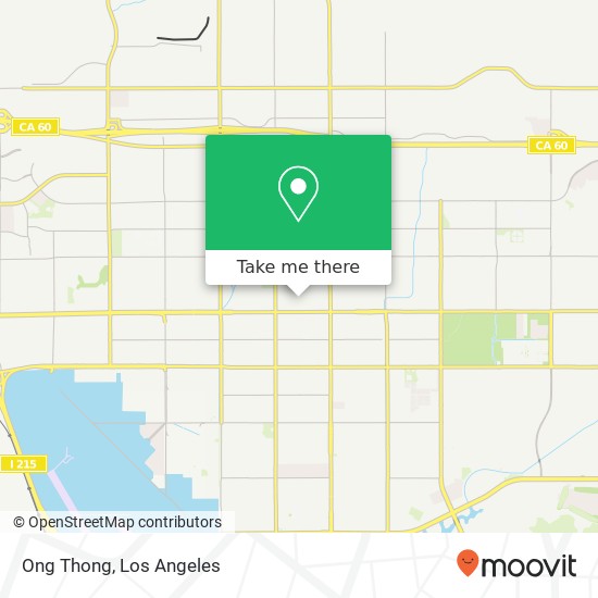 Mapa de Ong Thong, 13885 Covey Quail Ln Moreno Valley, CA 92553