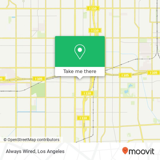 Mapa de Always Wired, 11852 Menlo Ave Los Angeles, CA 90044